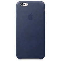 Capa de Couro para iPhone 6 e 6s Azul Marinho