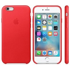 Capa de Couro para iPhone 6 e 6s Vermelho na internet
