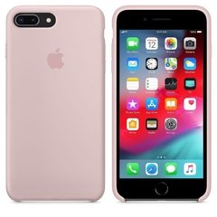 Capa de silicone para iPhone 8 Plus Areia Rosa - SHED STORE