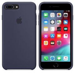 Capa de silicone para iPhone 7 Plus Azul Marinho - SHED STORE