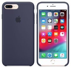 Capa de silicone para iPhone 8 Plus Azul Marinho - loja online