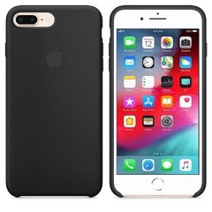 Capa de silicone para iPhone 8 Plus Preto - loja online