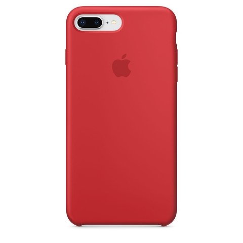 Capa de silicone para iPhone 7 Plus Vermelho