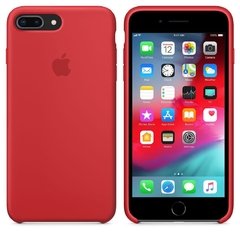 Capa de silicone para iPhone 7 Plus Vermelho - loja online
