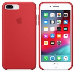 Capa de silicone para iPhone 8 Plus Vermelho na internet