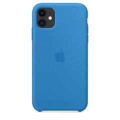 Capa de silicone para iPhone 11 Azul-maré - comprar online