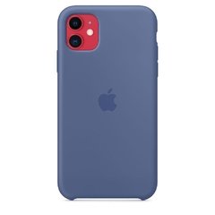 Capa de silicone para iPhone 11 Azul-linho - loja online