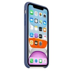 Capa de silicone para iPhone 11 Azul-linho na internet