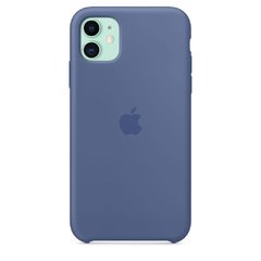 Capa de silicone para iPhone 11 Azul-linho - comprar online