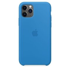 Capa de silicone para iPhone 11 Pro Max Azul-maré - SHED STORE
