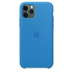 Capa de silicone para iPhone 11 Pro Azul-maré - loja online