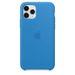 Capa de silicone para iPhone 11 Pro Azul-maré