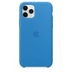 Capa de silicone para iPhone 11 Pro Max Azul-maré