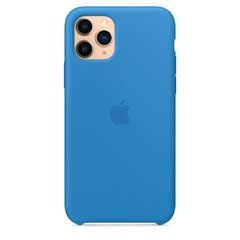 Imagem do Capa de silicone para iPhone 11 Pro Max Azul-maré
