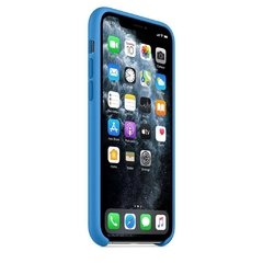 Capa de silicone para iPhone 11 Pro Max Azul-maré na internet