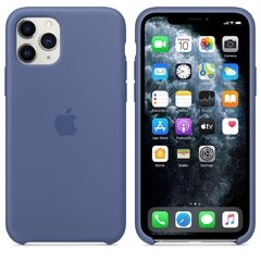 Capa de silicone para iPhone 11 Pro Azul-linho na internet