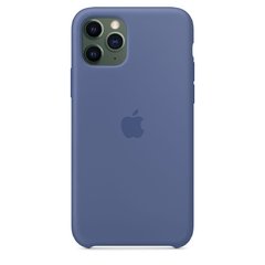 Capa de silicone para iPhone 11 Pro Azul-linho - SHED STORE