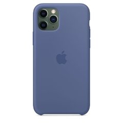 Capa de silicone para iPhone 11 Pro Max Azul-linho - SHED STORE