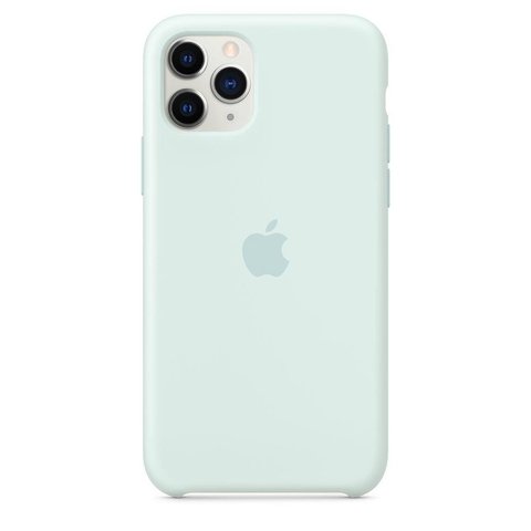 Capa de silicone para iPhone 11 Pro Max Espuma do Mar