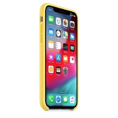 Capa de silicone para iPhone X e Xs - Amarelo-canário - comprar online