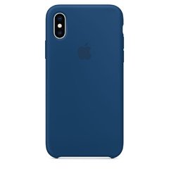 Capa de silicone para iPhone Xs Max - Horizonte azul