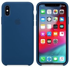 Capa de silicone para iPhone Xs Max - Horizonte azul - loja online