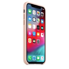 Capa de silicone para iPhone Xs Max  - Areia-rosa - comprar online