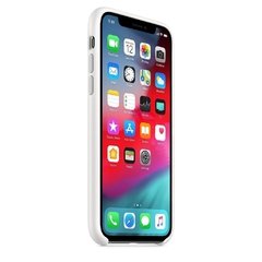 Capa de silicone para iPhone Xs Max - Branco - comprar online