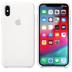 Capa de silicone para iPhone Xs Max - Branco na internet