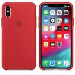 Capa de silicone para iPhone Xs Max - Vermelho - loja online