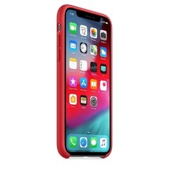 Capa de silicone para iPhone Xs Max - Vermelho - comprar online