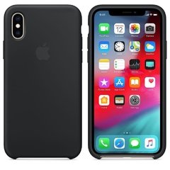 Capa de silicone para iPhone Xs Max - Preto - comprar online