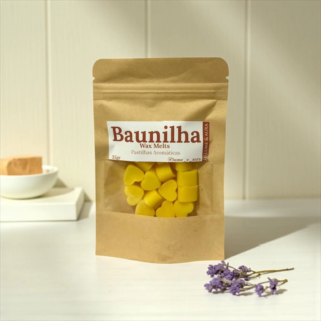 Wax Melt Baunilha – Pastilhas Aromáticas
