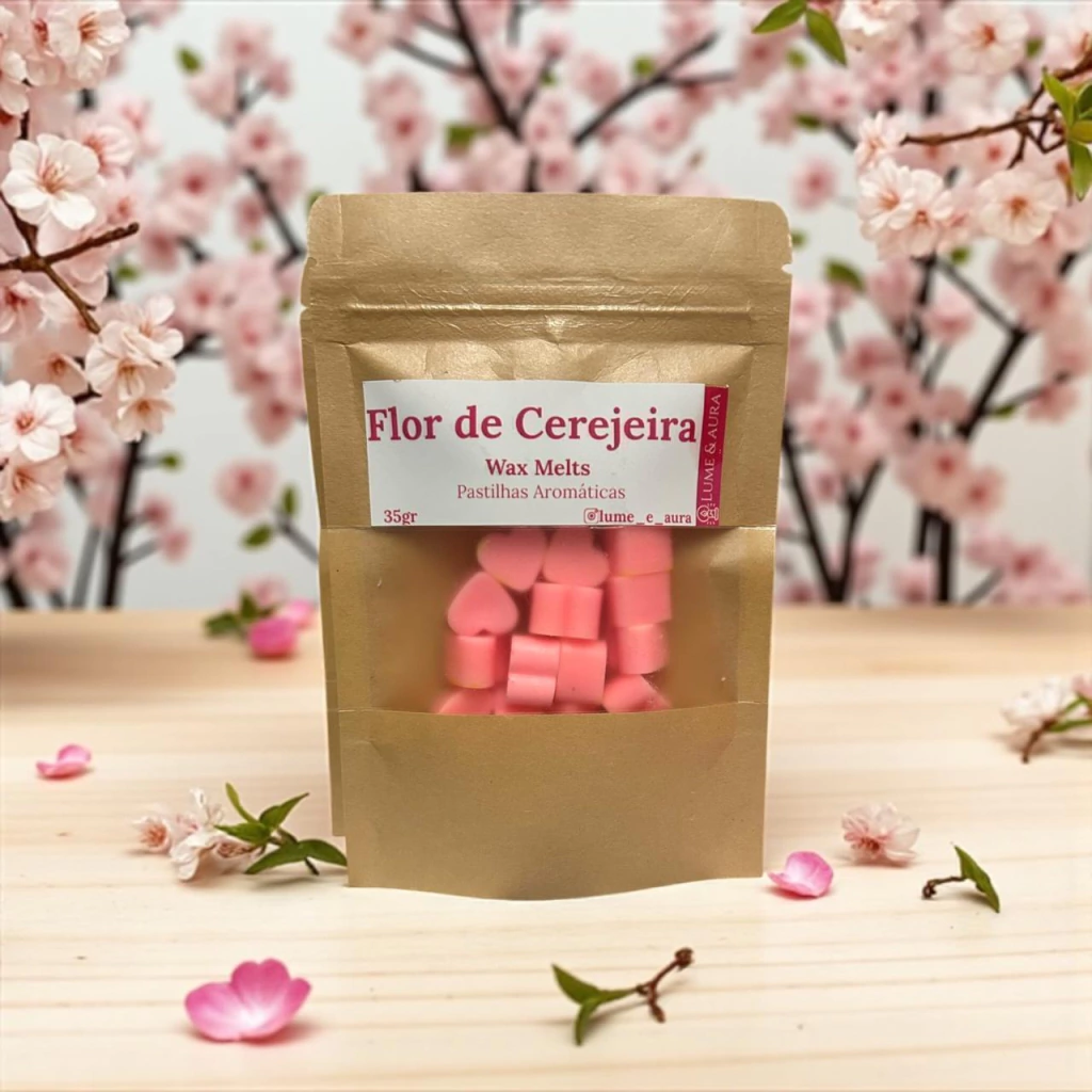 Wax Melt Flor de Cerejeira – Pastilhas Aromáticas