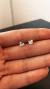 Aros corazon cristal Lina de plata 925