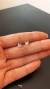 Aros corazon cristal Lina de plata 925 en internet