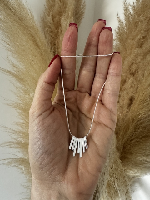 Conjunto Barritas de acero quirúrgico blanco