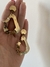 Aros gota colgante de acero quirurgico dorado - comprar online