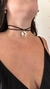 Imagen de Collar multiusos gamuza negra