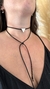 Collar multiusos gamuza negra - comprar online