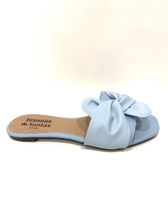 Rasteira Laço Azul - comprar online