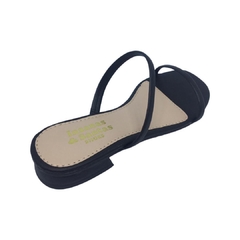 Rasteira Laia - preta - Insanas e Santas Shoes