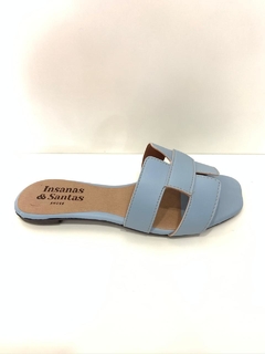 Rasteira inspired HERME AZUL - comprar online