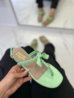 Rasteira TOP - VERDE ÁGUA