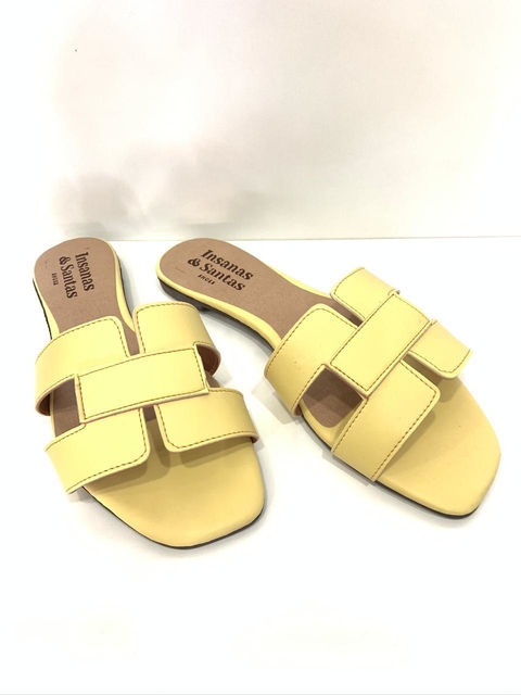Rasteira Inspired HERME amarela