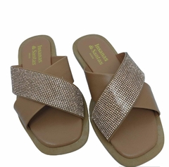 PAPETE LUNA- STRASS CARAMELO