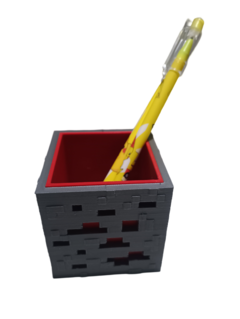 Kit porta lápis minérios Minecraft - comprar online