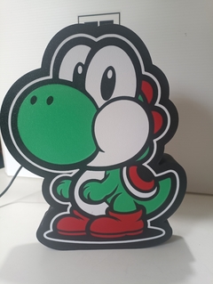 Luminária led 3d yoshi