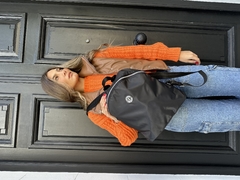 MOCHILA NAPOLI NEGRA - capri accesorios