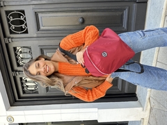 MOCHILA NAPOLI BORDO - capri accesorios